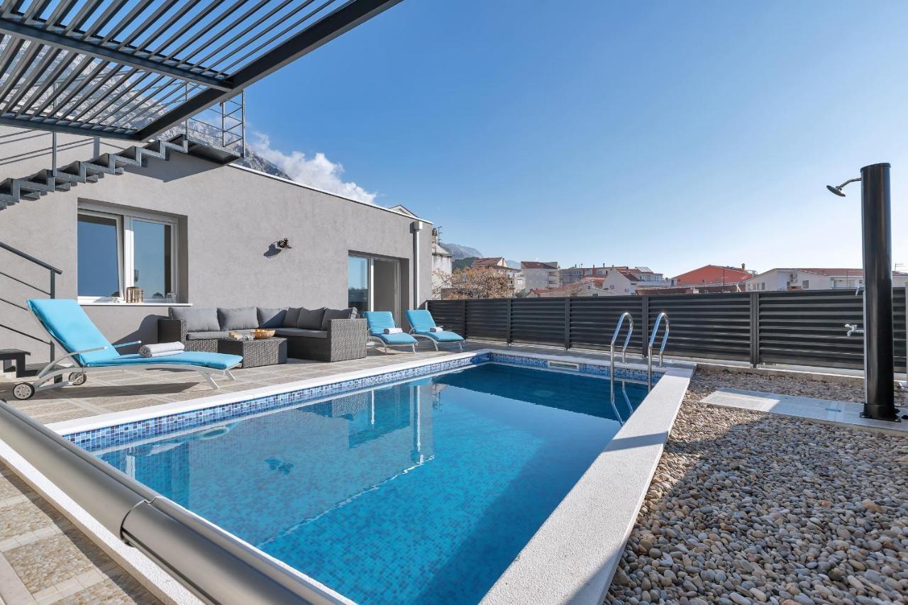 Apartment Lotte With Private Pool In The City Center! 马卡尔斯卡 外观 照片